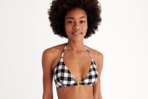 Black Eres Culture Small Triangle 23h Women's Bikini Top | BA9821075