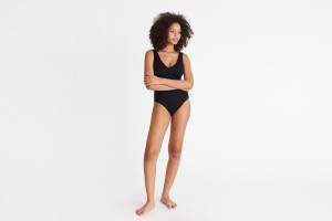 Black Eres Hold Up Sophisticated Women's One piece | UN0682913