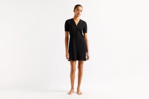 Black Eres Tonic Short Women's Dress | ST5604823