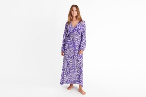 Blue Eres Sky Long Women's Dress | WV6478523