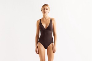 Brown Eres Larcin Triangle 23e Women's One piece | NQ1086395