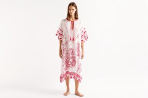 Multicolor Eres Miranda Kaftan Grenadine 23e Women's Sarong | RO3205149