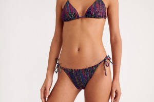 Multicolor Eres Reflet Thin Imprime Cameleon Women's Bikini Bottoms | SE1854076