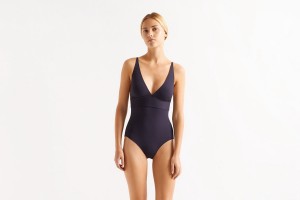 Navy Eres Larcin Triangle Women's One piece | AU2603859