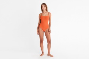 Orange Eres Aquarelle Tank 24e Women's One piece | PT0321895