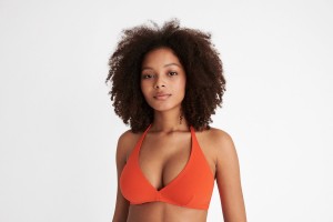 Orange Eres Gang Full-cup Triangle 24e Women's Bikini Top | KS0871934