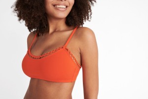 Orange Eres Move Crop Top 24e Women's Bikini Top | TL4097253