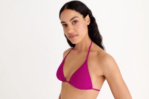 Pink Eres Mouna Small Triangle 23h Women's Bikini Top | YZ0812975