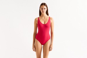 Red Eres Luciana Sophisticated Grenadine 23e Women's One piece | EA7801426