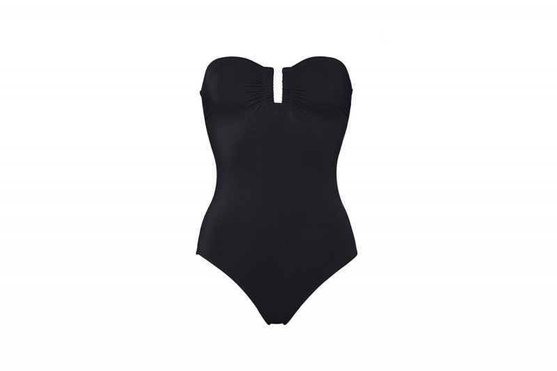 Black Eres Cassiopée Bustier Women's One piece | QP4972653