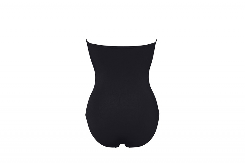 Black Eres Cassiopée Bustier Women's One piece | QP4972653