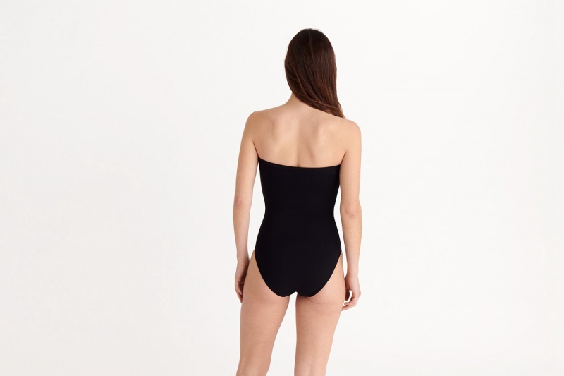 Black Eres Cassiopée Bustier Women's One piece | IK9386240