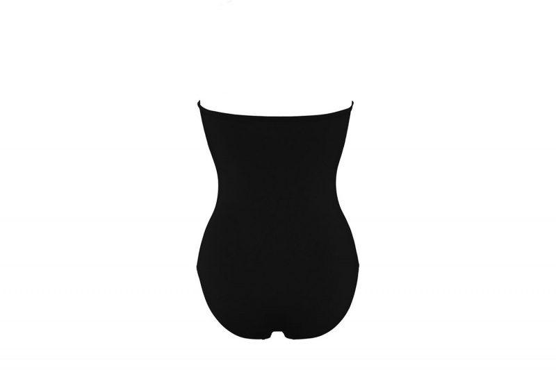 Black Eres Cassiopée Bustier Women's One piece | IK9386240