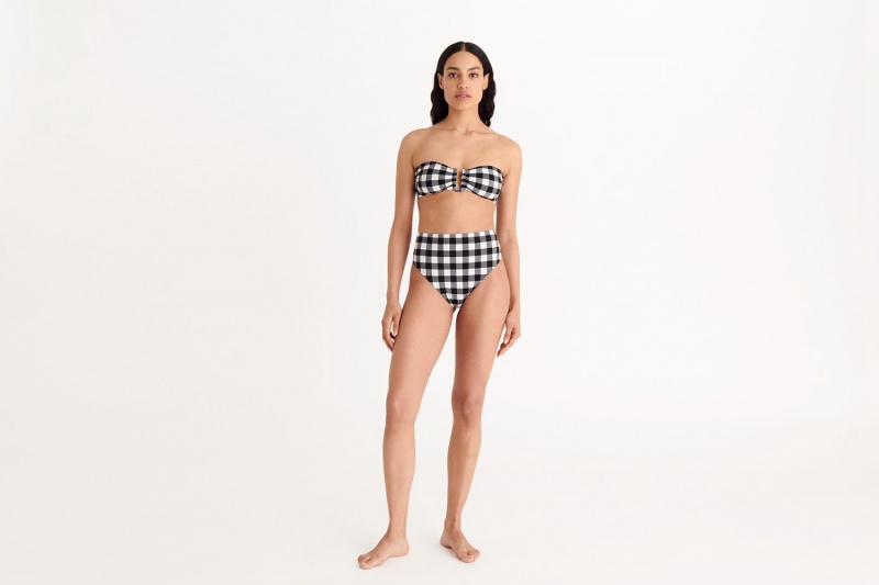 Black Eres Cube Bandeau 23h Women's Bikini Top | QZ8139257