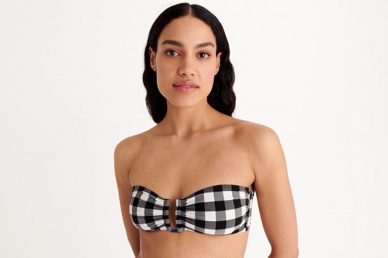 Black Eres Cube Bandeau 23h Women\'s Bikini Top | QZ8139257