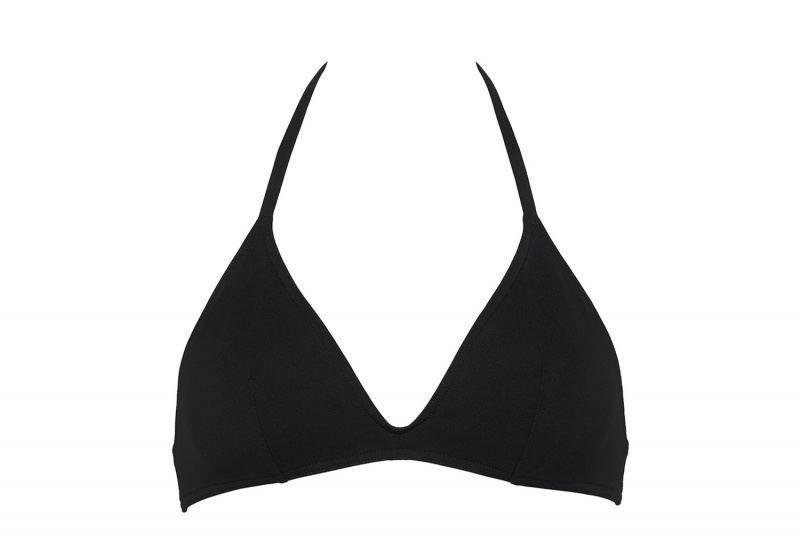 Black Eres Cubisme Small Triangle Women's Bikini Top | RJ9864170