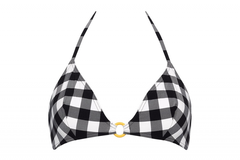 Black Eres Culture Small Triangle 23h Women's Bikini Top | BA9821075