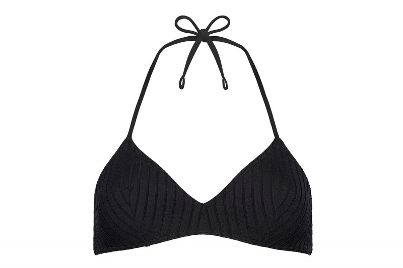 Black Eres Curacao Small Triangle Women's Bikini Top | OW9503617