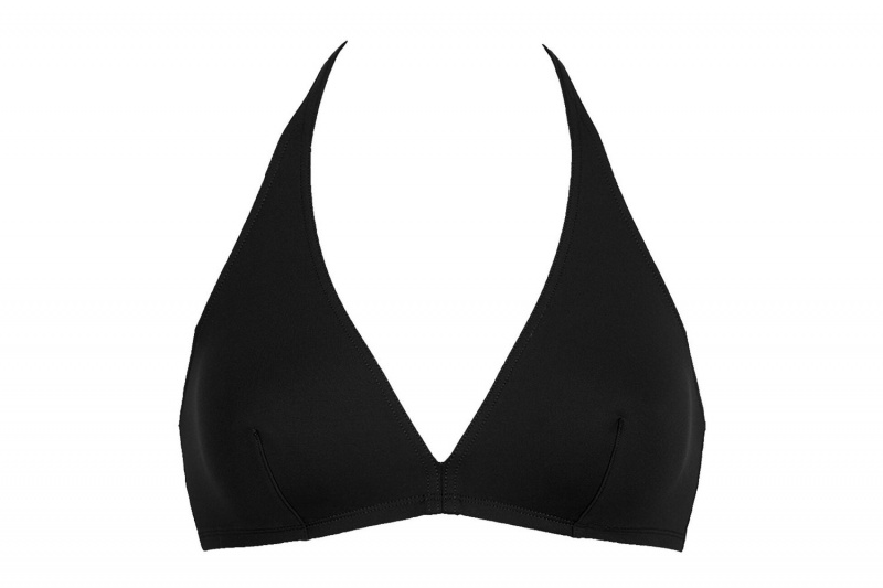 Black Eres Gang Full-cup Triangle Women's Bikini Top | WJ6703415