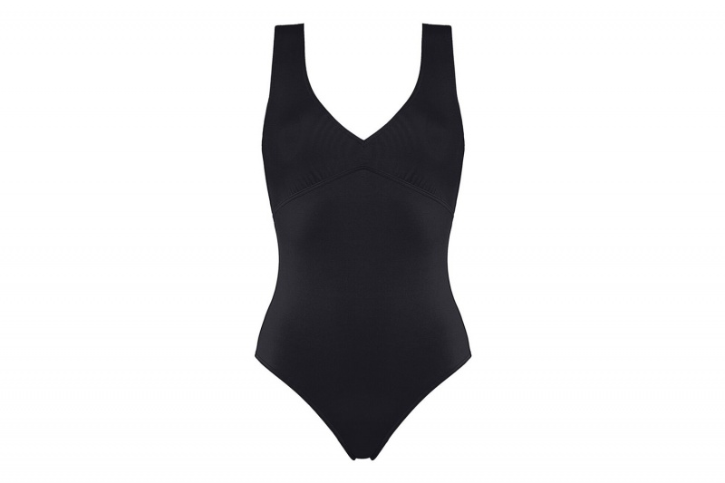 Black Eres Hold Up Sophisticated Women's One piece | UN0682913