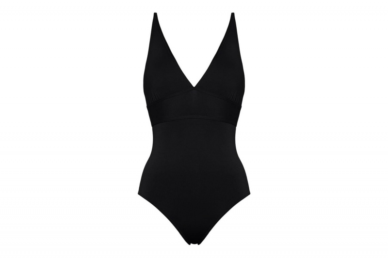 Black Eres Larcin Triangle Women's One piece | VP3795028