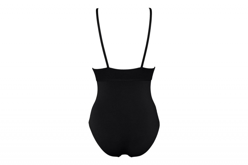 Black Eres Larcin Triangle Women's One piece | VP3795028