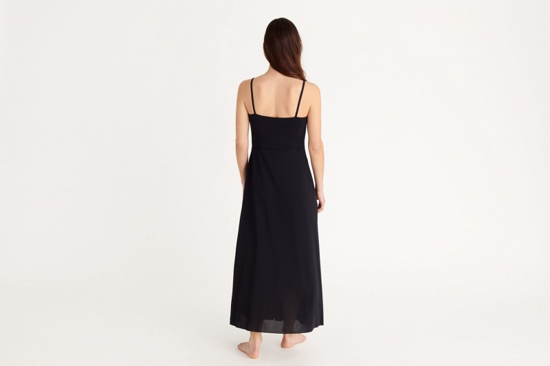 Black Eres Mila Long Women's Dress | JD6281537