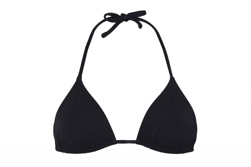 Black Eres Mouna Small Triangle Women's Bikini Top | AJ5291638