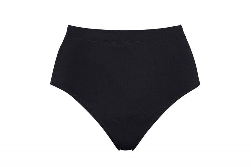 Black Eres Patine High-waisted Bikini Women's Bikini Bottoms | KL9301682