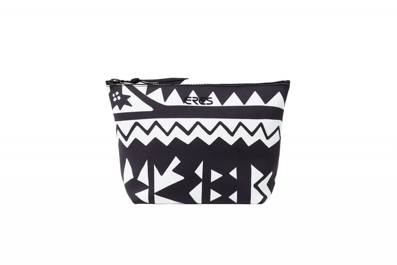 Black / white Eres Pocket Tribu Women's Pouches | DU1024358