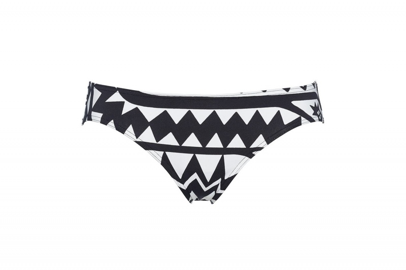 Black / white Eres Union Women's Bikini Bottoms | FB4516287