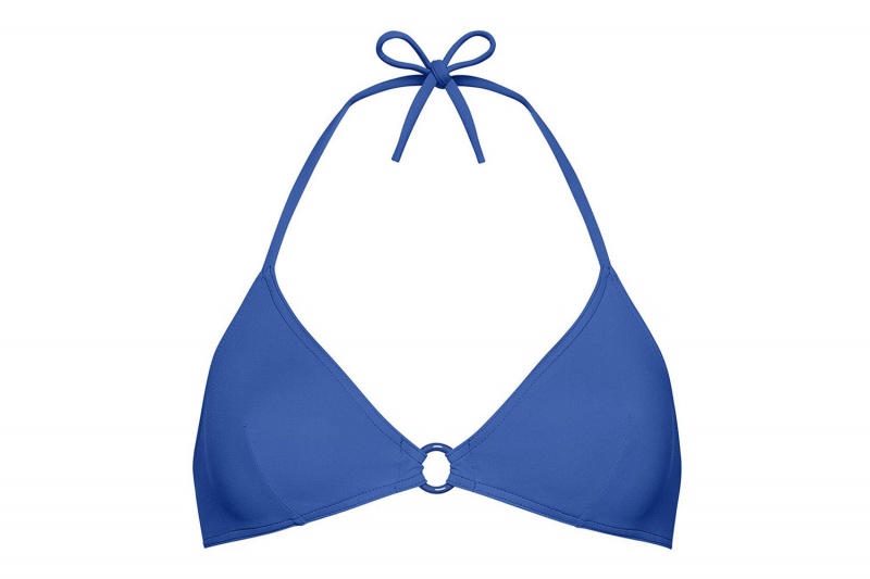 Blue Eres Elena Small Triangle Women's Bikini Top | UC7809345