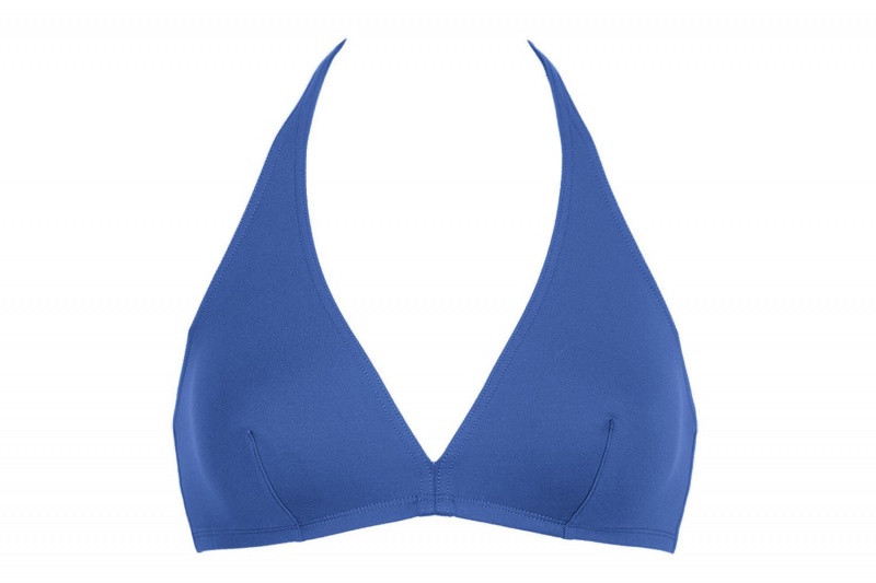 Blue Eres Gang Full-cup Triangle Women's Bikini Top | FC5968710