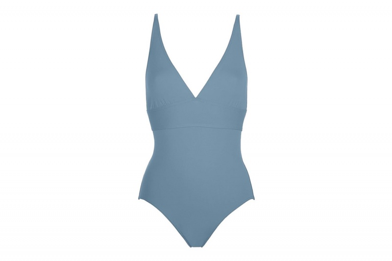 Blue Eres Larcin Triangle Requin Bleu 23e Women's One piece | SA3768154