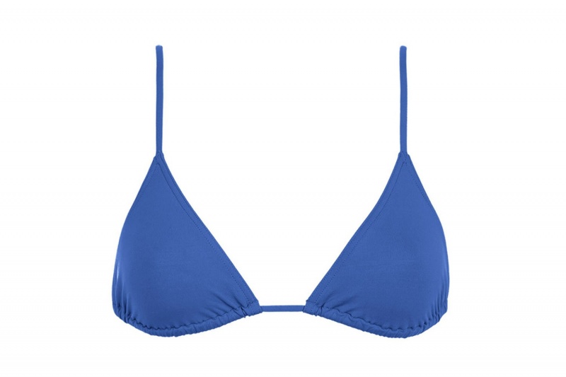 Blue Eres Mouna Small Triangle Women's Bikini Top | EU9708623