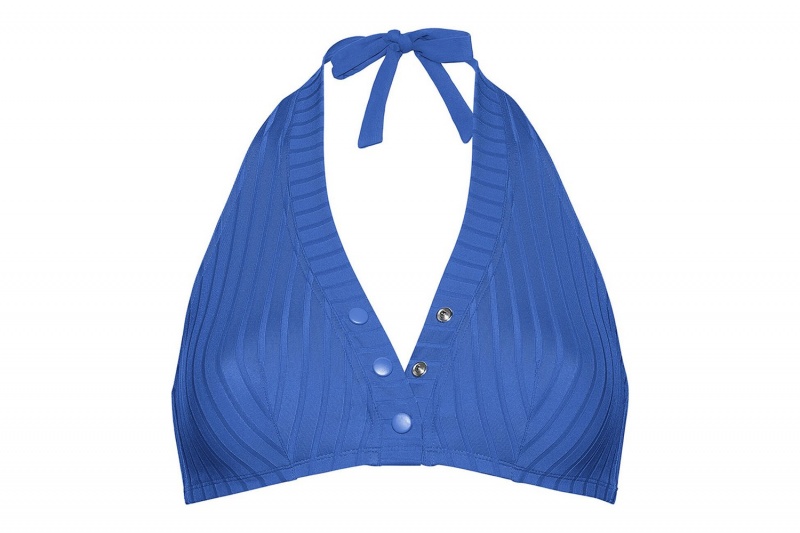 Blue Eres Pisco Sour Full-cup Triangle Women's Bikini Top | TP6143287