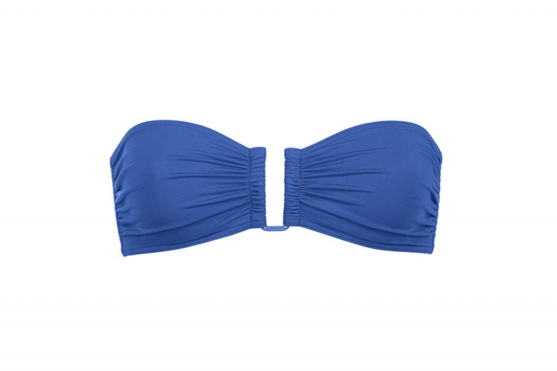 Blue Eres Show Bandeau Women's Bikini Top | IO7253860