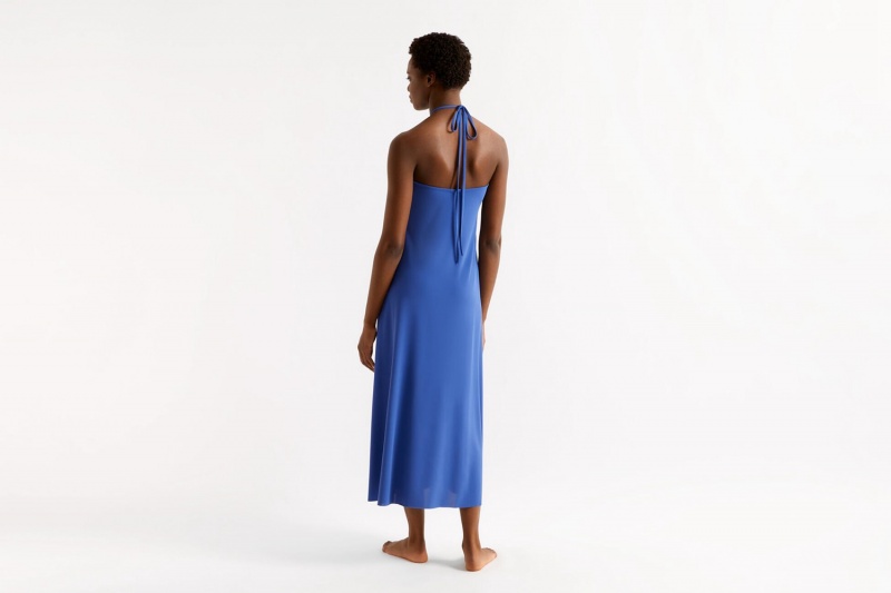 Blue Eres Theresa Long Women's Dress | AL8152349