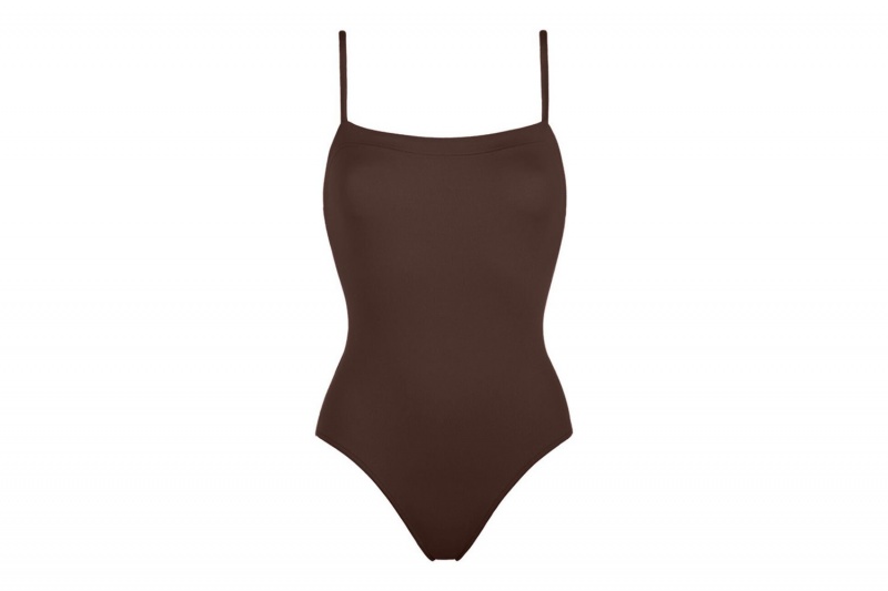 Brown Eres Aquarelle Tank 23e Women's One piece | LX5390174