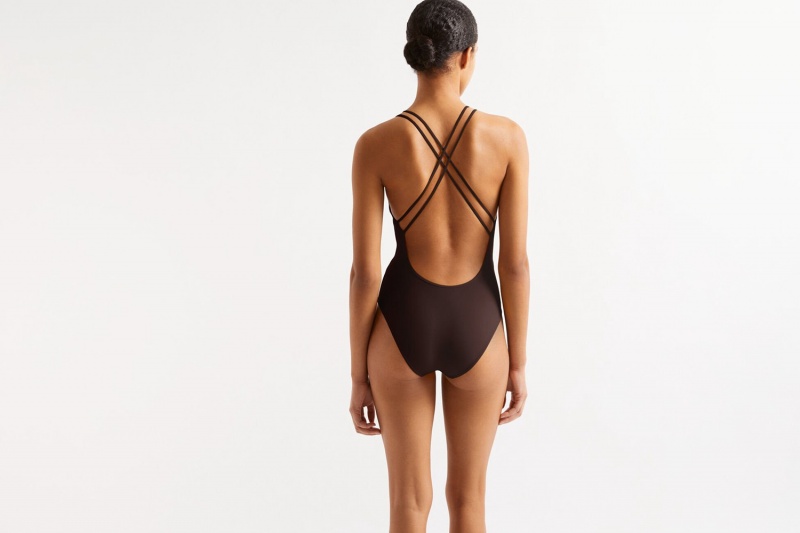 Brown Eres Copaïba Tank 23e Women's One piece | HY7248593