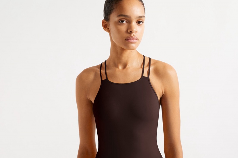 Brown Eres Copaïba Tank 23e Women's One piece | HY7248593