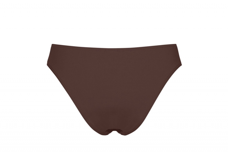 Brown Eres Coulisses High-waisted 23e Women's Bikini Bottoms | RA4795826