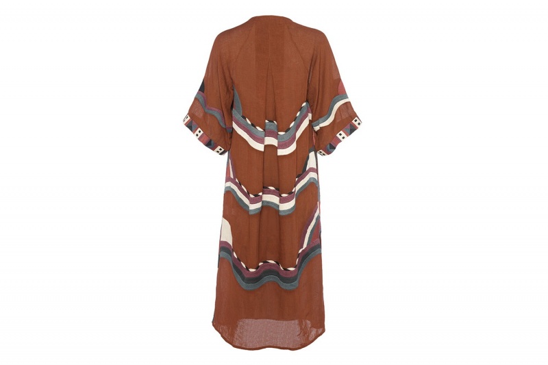 Brown Eres Horizon Long Women's Dress | PM7805492