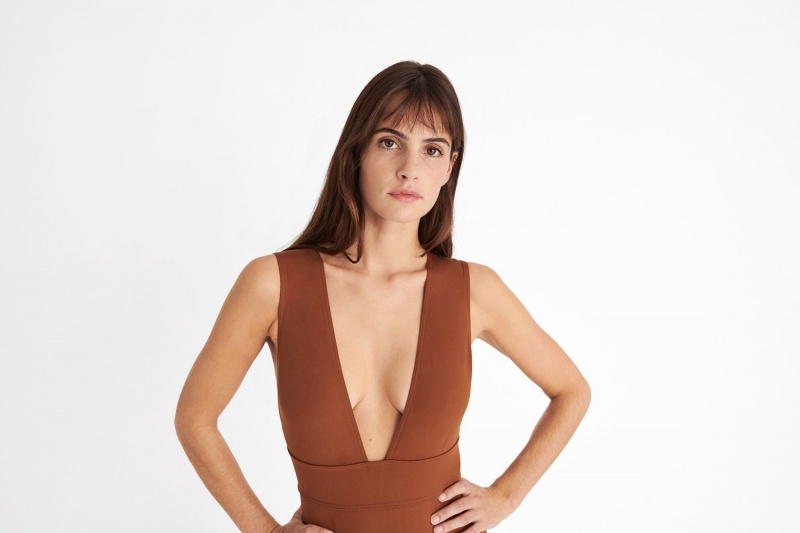 Brown Eres Pigment Sophisticated Women's One piece | DM8524613