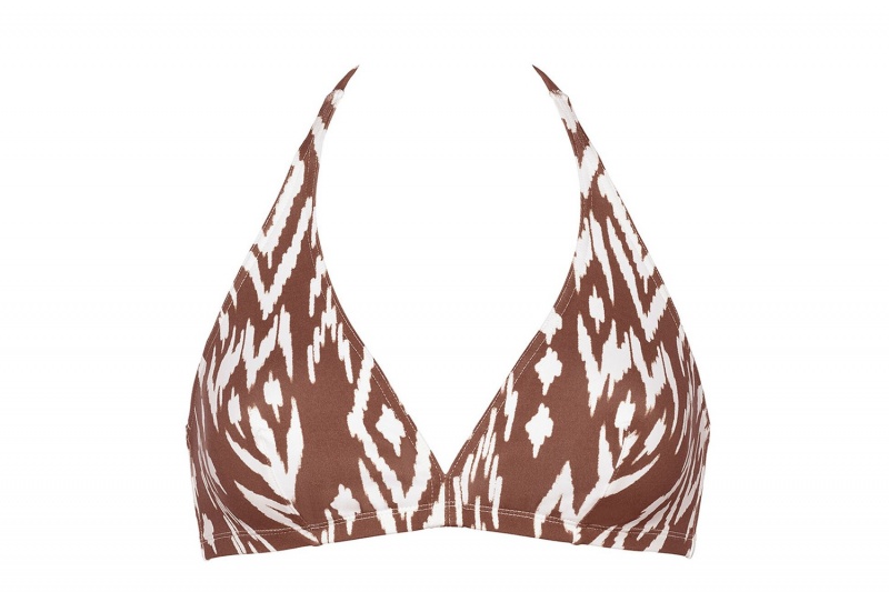 Coffee Eres Storm Full-cup Triangle Women's Bikini Top | TA6705293