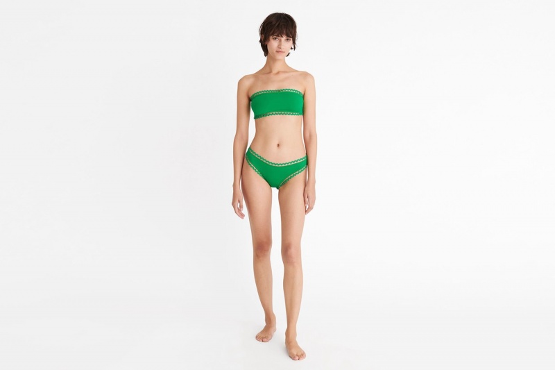 Green Eres Boogie Thin Fou Women's Bikini Bottoms | PL4768139