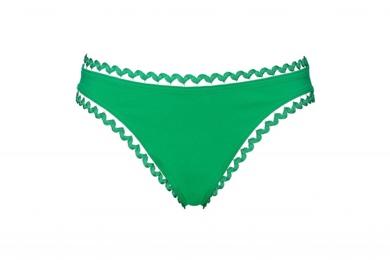 Green Eres Boogie Thin Fou Women's Bikini Bottoms | PL4768139