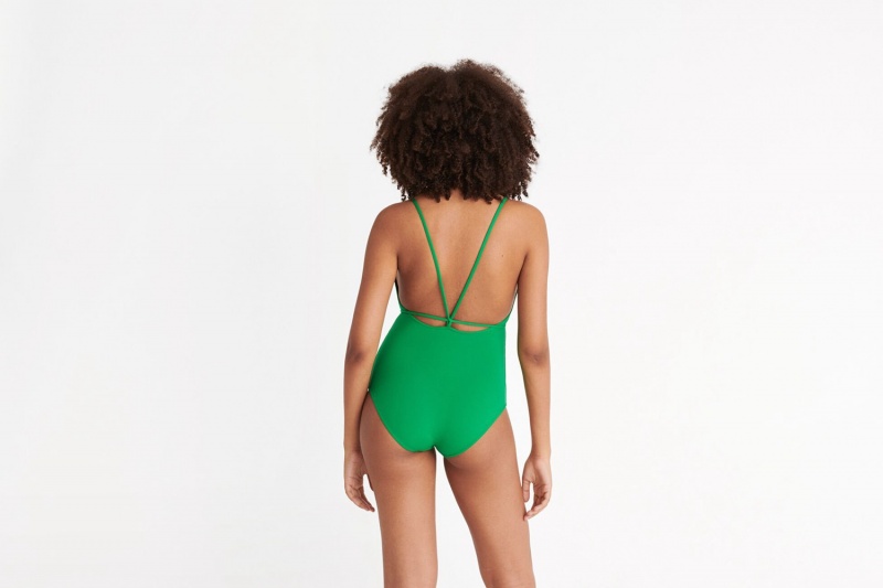 Green Eres Cosmic Tank Fou Women's One piece | NA4510869