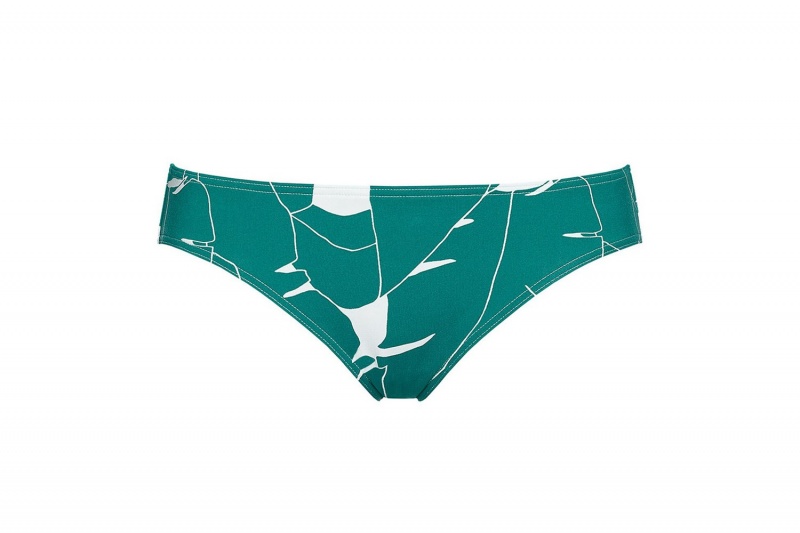 Green Eres Forêt Imprime Bananiers Jungle Women's Bikini Bottoms | RB2167854