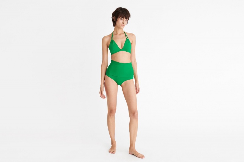 Green Eres Gredin High-waisted Bikini Fou Women's Bikini Bottoms | XQ8192376